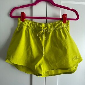 The North Face Women's Yellow/Green Shorts